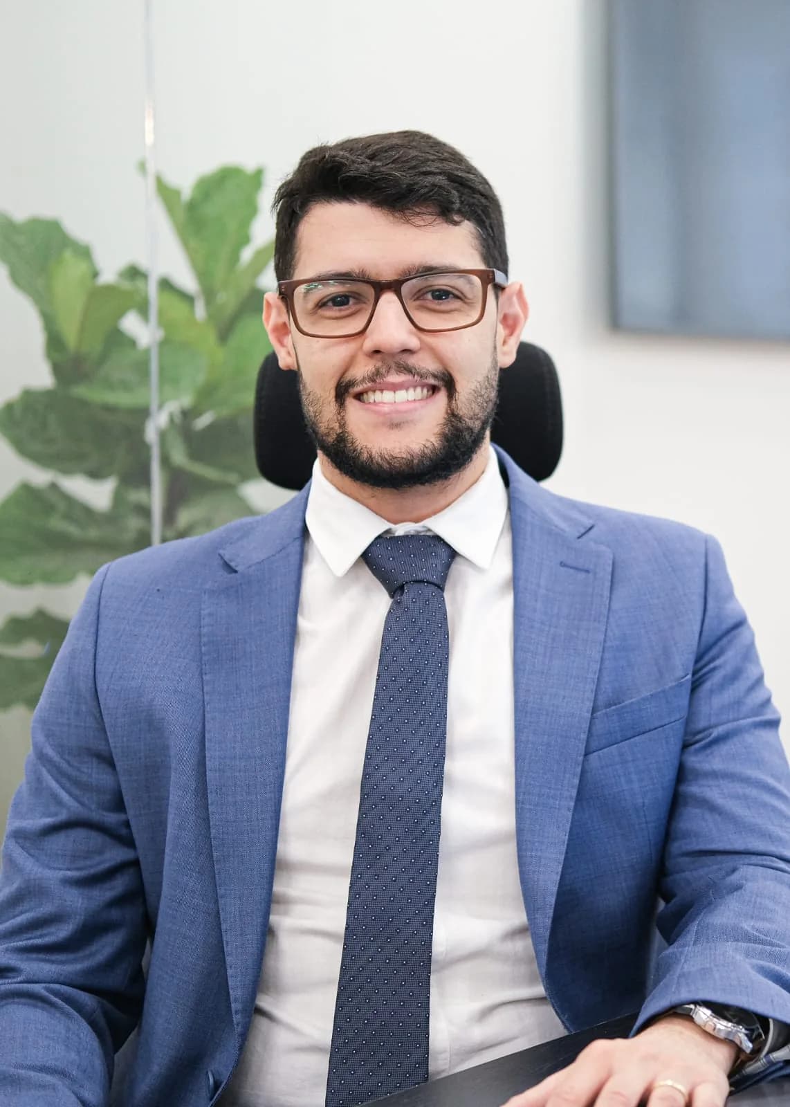 Retrato de Júlio Villela, sócio do PMMV Advogados